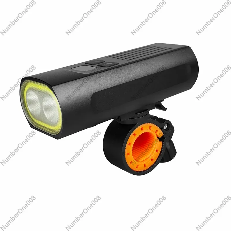 Mountain Bike Aluminum Alloy Headlight Usb Rechargeable Bicycle Light Led for Night Riding
