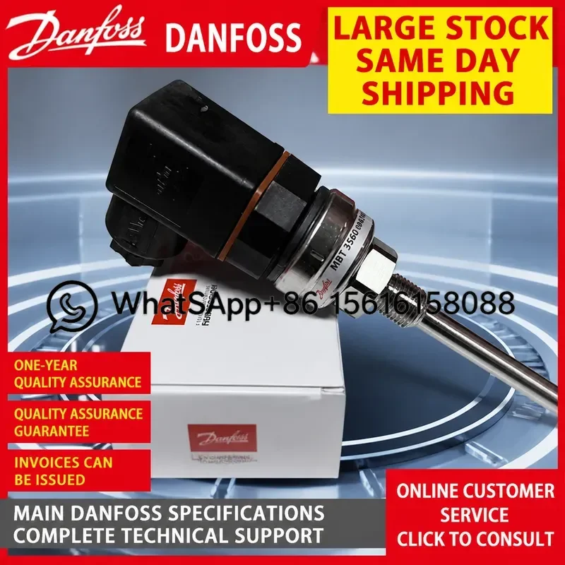 Danfoss MBT5250 Temperature Sensor 084Z8058  084Z8013  084Z8293  084Z8011  084Z6017  084Z8036  084Z803   Industrial PT100 Probe