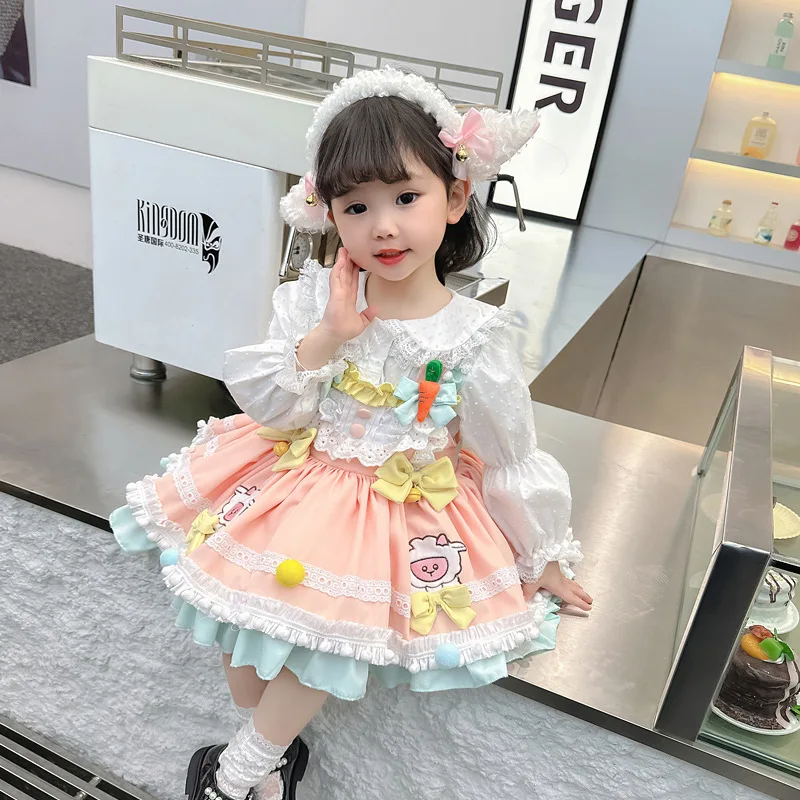 

Kids Dress for Girls Baby Lolita Birthday Party Dress Baby Wedding Dress Princess Vestidos Summer Costume for Girls Dresses