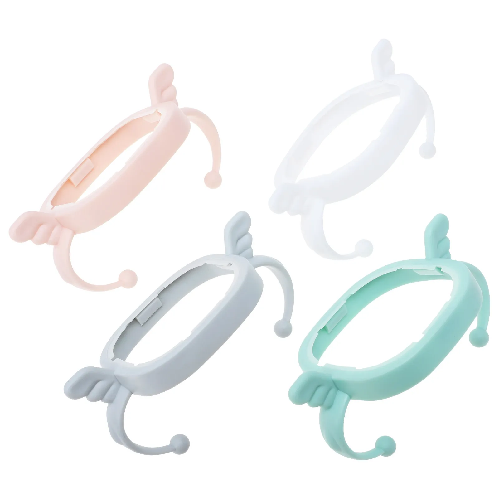 4Pcs Baby Bottle Handle Grip Comfortable Double Handles for Feeding Bottle Replacement Promote Independent Drinking