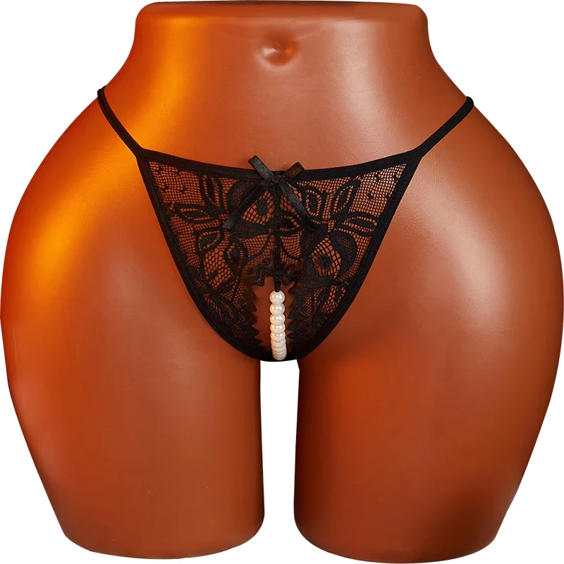 

Ladies' Flirtatious Lace Underwear Hot Massage Passionate Temptation Pearl Thong SM Sexy plus Size T-Shirt