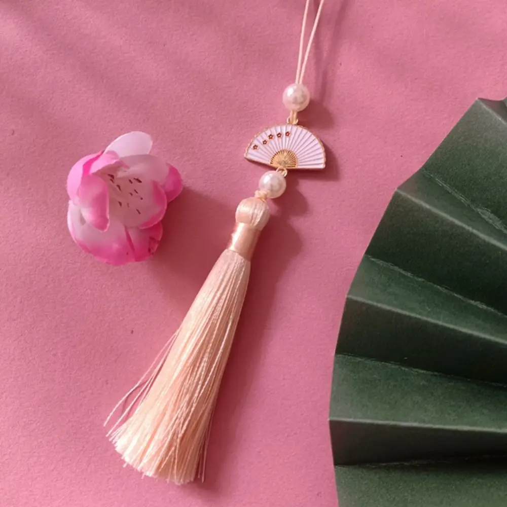 Clothing Pendant Lucky Bookmark Tassels DIY Crafts Lanyard Tassel Car Keyring Blessing Phone Pendant Chain Beaded Chain