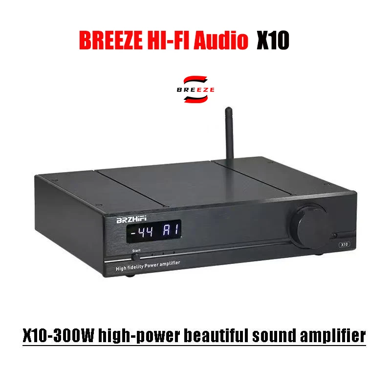 

BREEZE 2025 Latest High Fidelity Design TPA3255 High Power Home Fever Hifi Amplifier Heavy Bass HD Bluetooth X10