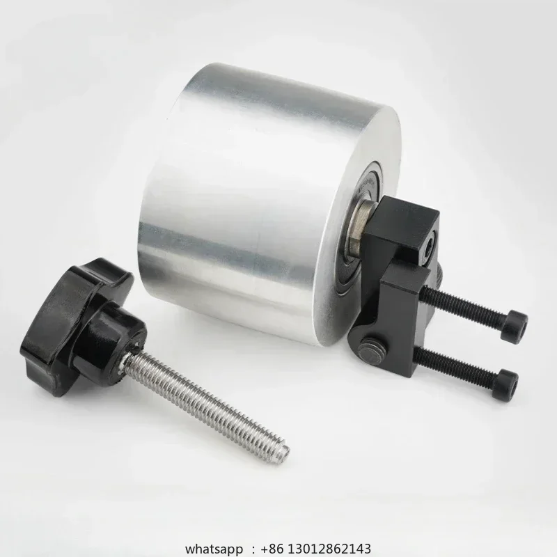 

φ68*50mm Belt Grinder Aluminium Wheel with Sand Belt Adjustable Double Bearing Driven Wheel for Belt Sander Conveyor Guide Wheel