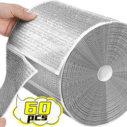 Wholesale Metal Steel Wire Rags Cloth Home Kitchen Pot Pan Dishwashing Double-sided Dishcloth Cleaning Cloths Towel Scrubber Rag