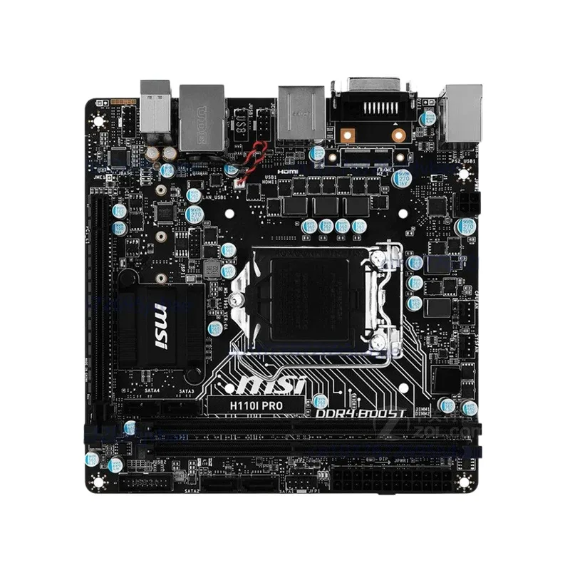 للوحة الأم MSI H110I PRO H110 LGA1151 2 * DDR4 32G DVI HDMI M-ITX تم اختبارها بشكل جيد #1