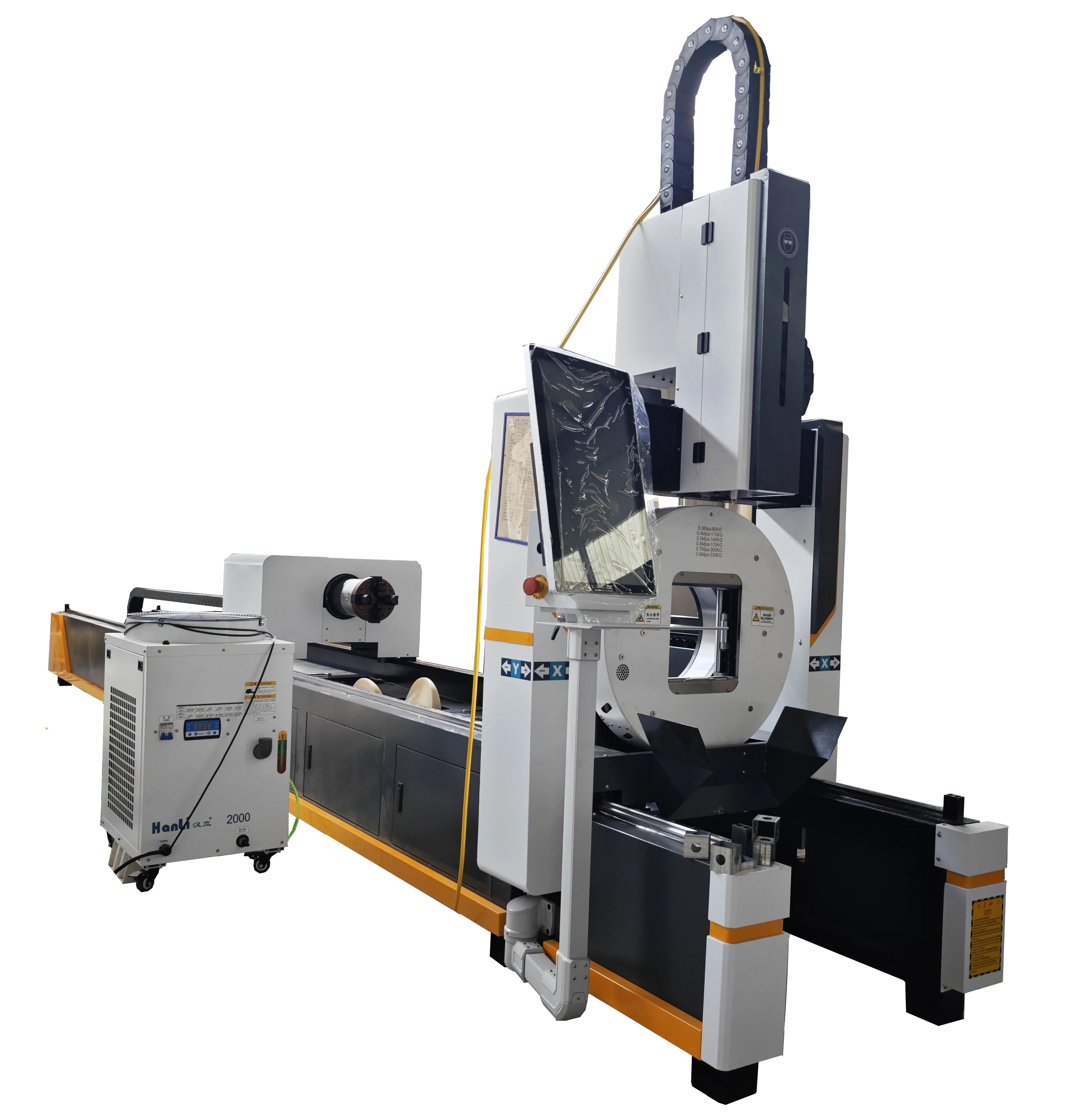 

Economic 5 Axis Fiber Laser Cutting Machine Stainless Pipe Iron Cutting Machine for Square Metal Tube