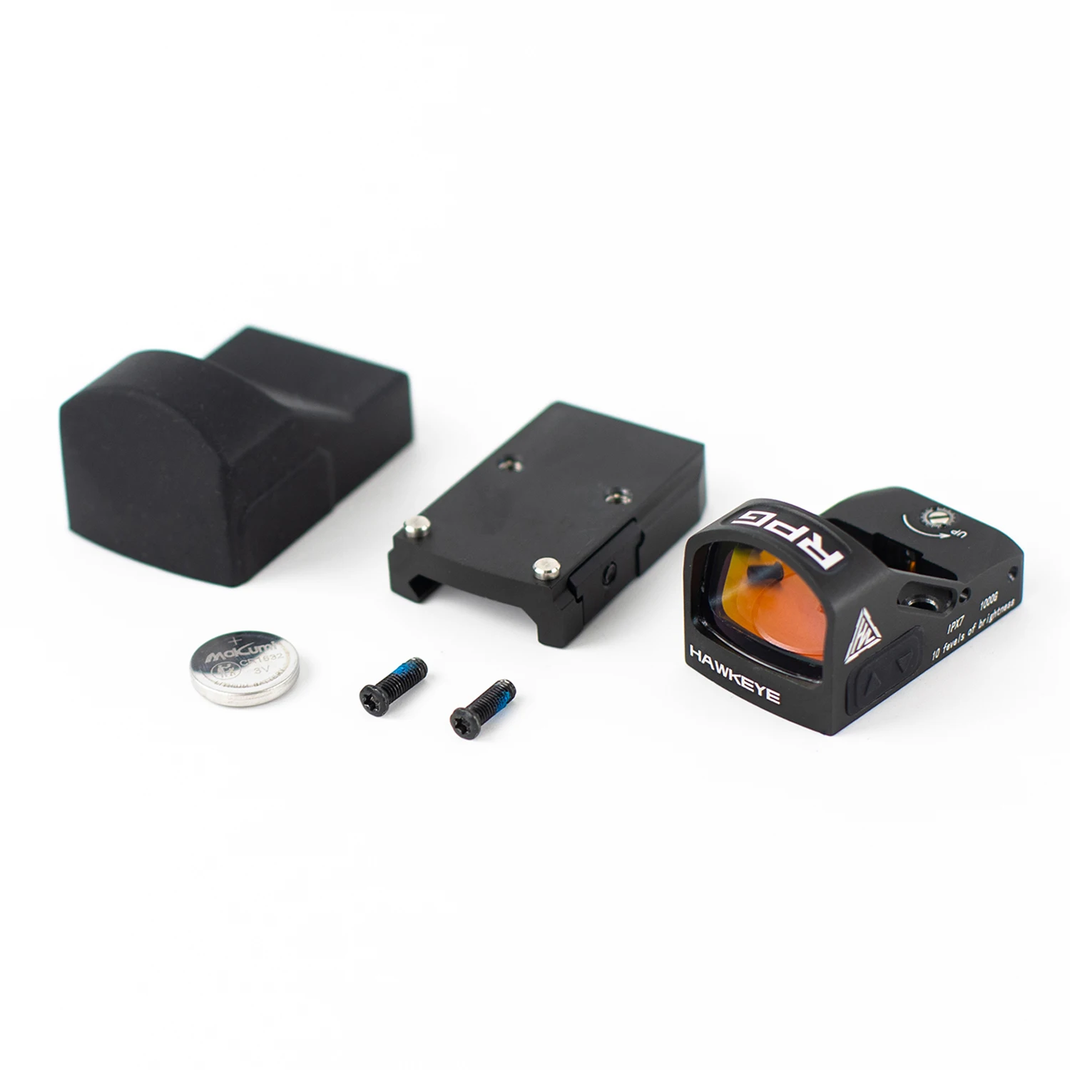 Imagem -05 - Óptica Mini Red Dot Sight For Hunting 100 Óptica Original Rpg com 10 Configurações de Iluminação Carcaça de Alumínio Ipx7 Impermeável