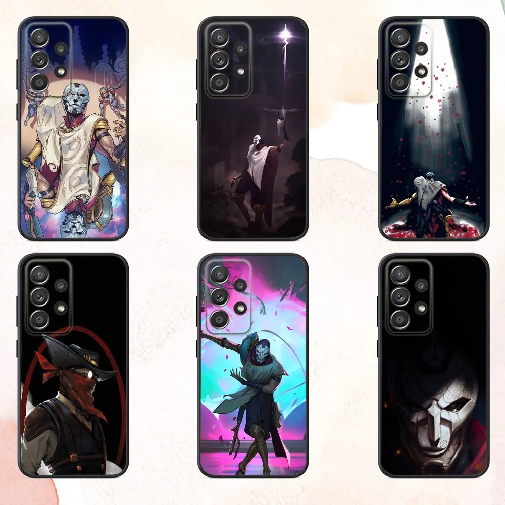 

L-LOL K-Khada Jhin V-Virtuoso Phone Case For Samsung S25,S24,S21,S22,S23,S30,Ultra,S20,Plus,Fe,Lite,Note,10,9,5G Black Cover