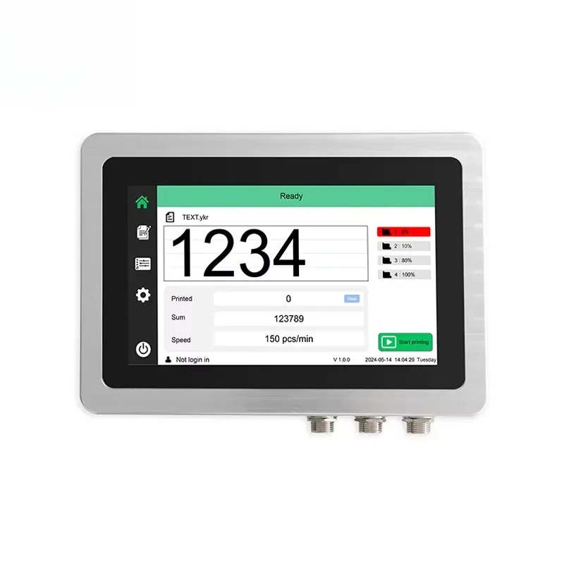 Industrial High-Speed 600 DPI Date Batch Coder Online Inkjet Printer for Industrial Use