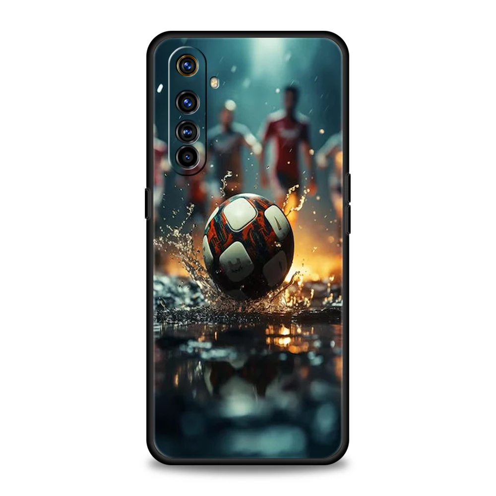 เคสโทรศัพท์ลายฟุตบอลกีฬาฟุตบอลสำหรับ OPPO A17 A12 A57 A74 A16ค้นหา X6 X5 A52 A53 A54 A15 Reno 6 Z 7 Pro A9 2020 5g กรอบซิลิโคน