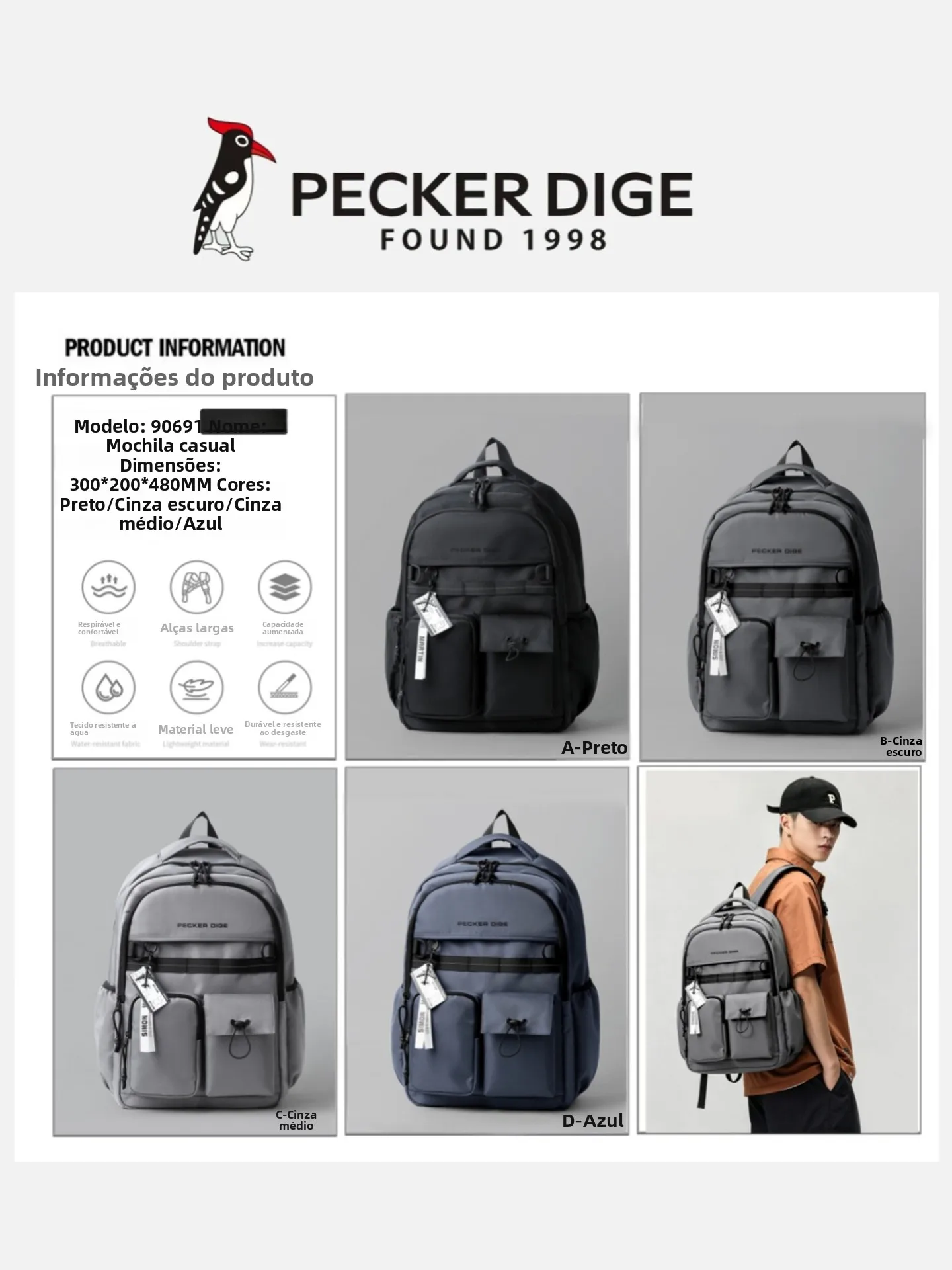 2026-new-dual-shoulder-bag-for-travel-and-business-casual-nylon-fabric-large-size-can-accommodate-16-inch-computer-pure-color