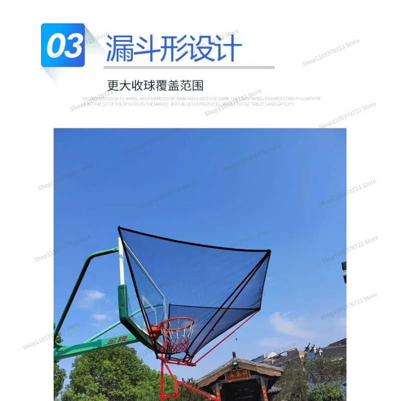 For Basketball Return  Shooting Training Return Net Serving Machine Shooting Net Free Picking Up The Ball