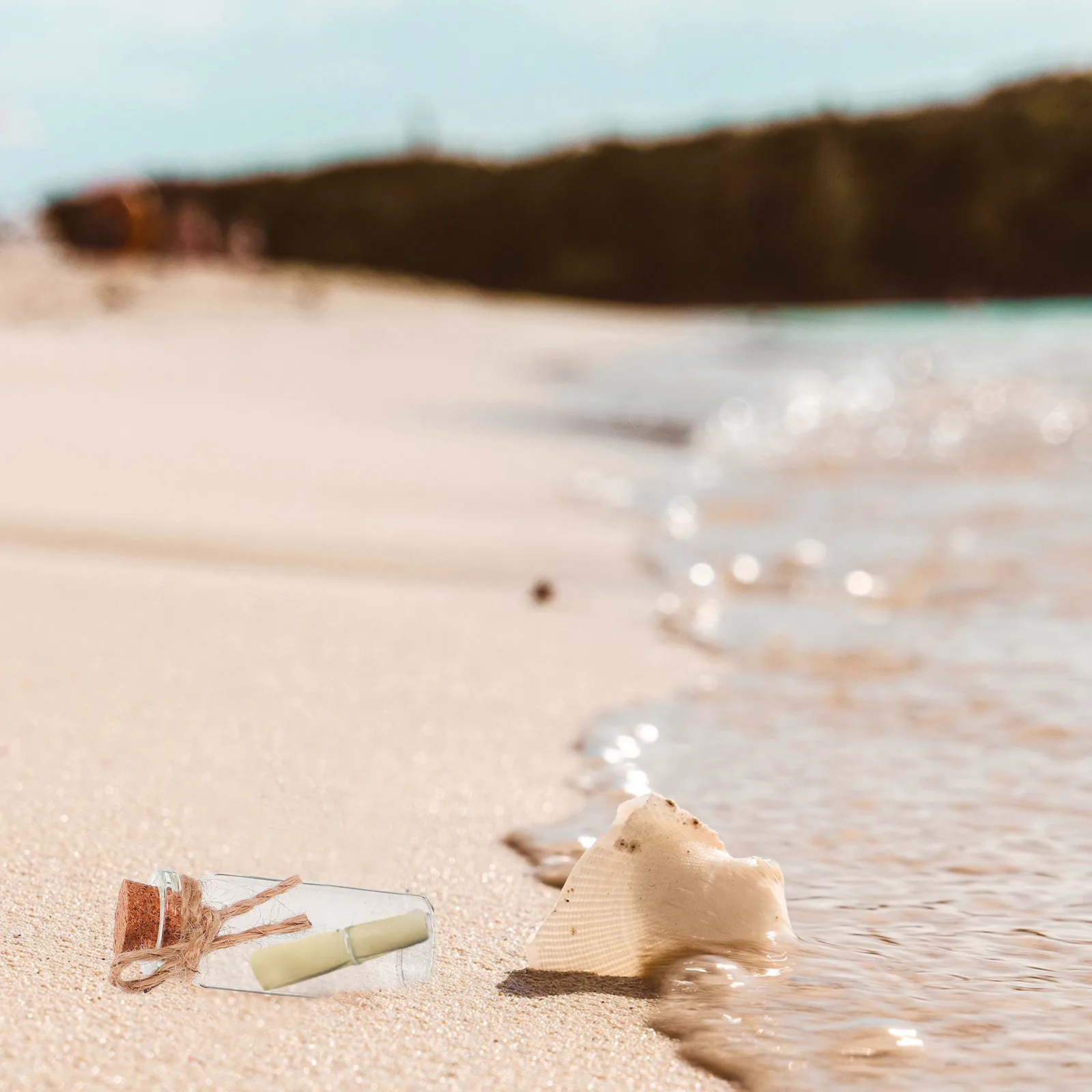 

1Set Miniature Glass Bottles with Cork Tiny Jars Small Glass Wishing Bottles for DIY Crafts Decor Gifts Tiny Jars with Lids