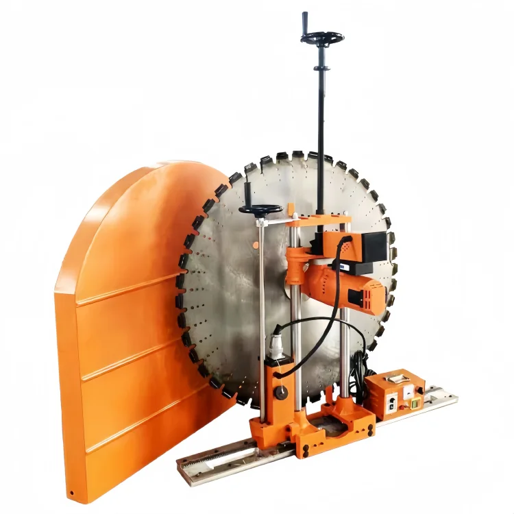 Innovative 500mm Brushless Hand Held Ring Saw Cutting Machine With Deep Cut For Wall And Stone Processing