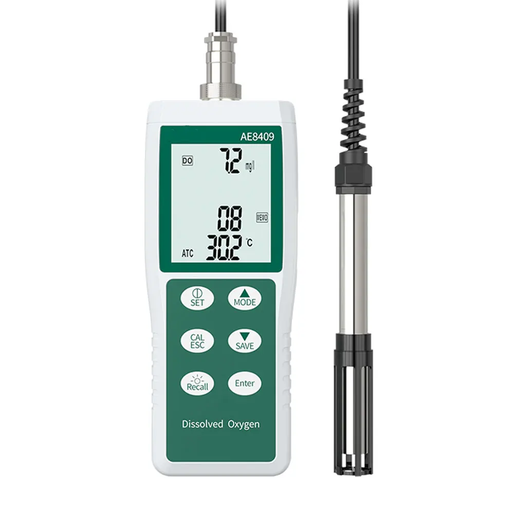 mariculture Paddy planting aquaculture 0.0~15.0 (mg/L) AE8409 Small head high fluorescence dissolved oxygen instrument Light