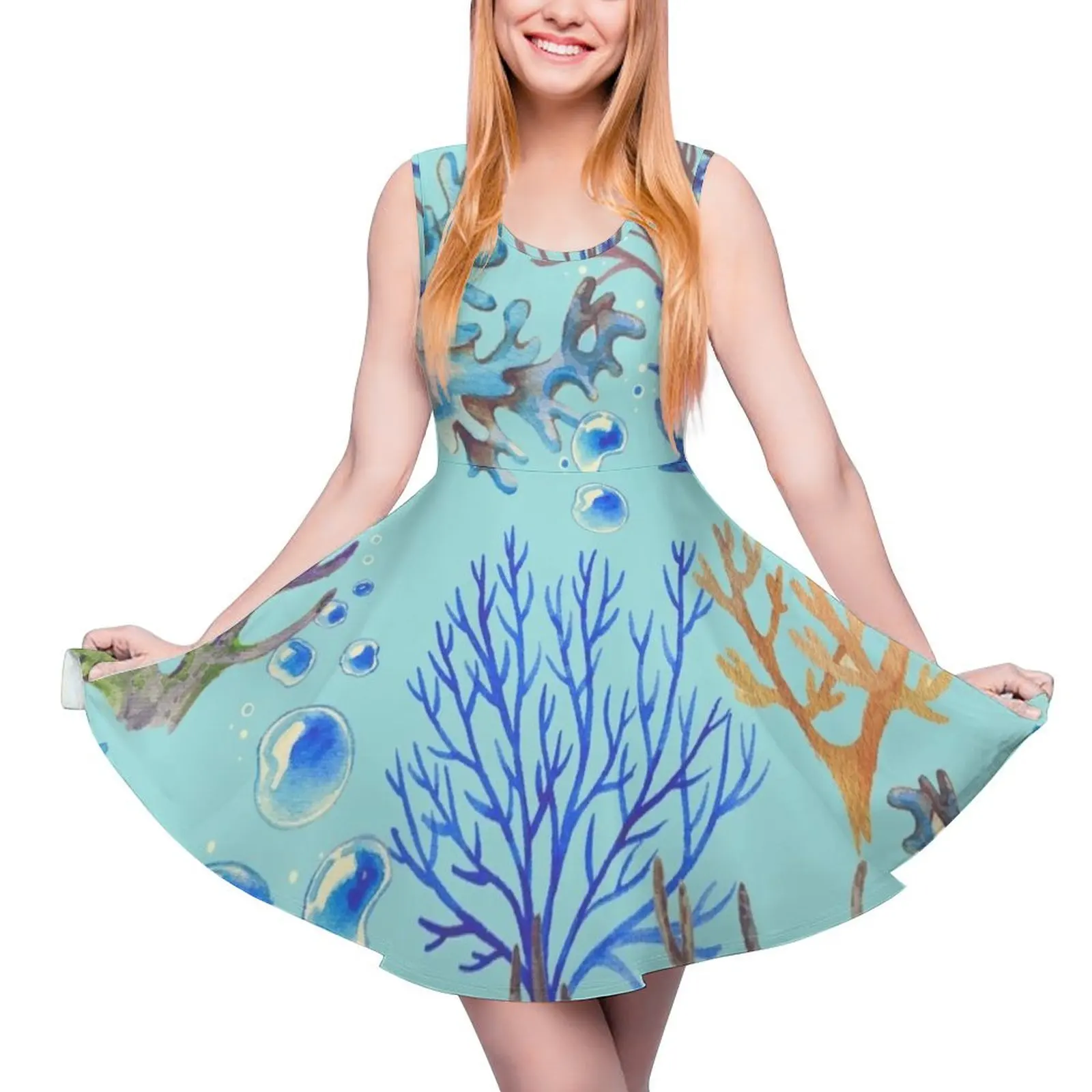 

Living under the sea Sleeveless Dress Women"s summer dresses dresses for prom women"s summer clothing 2024