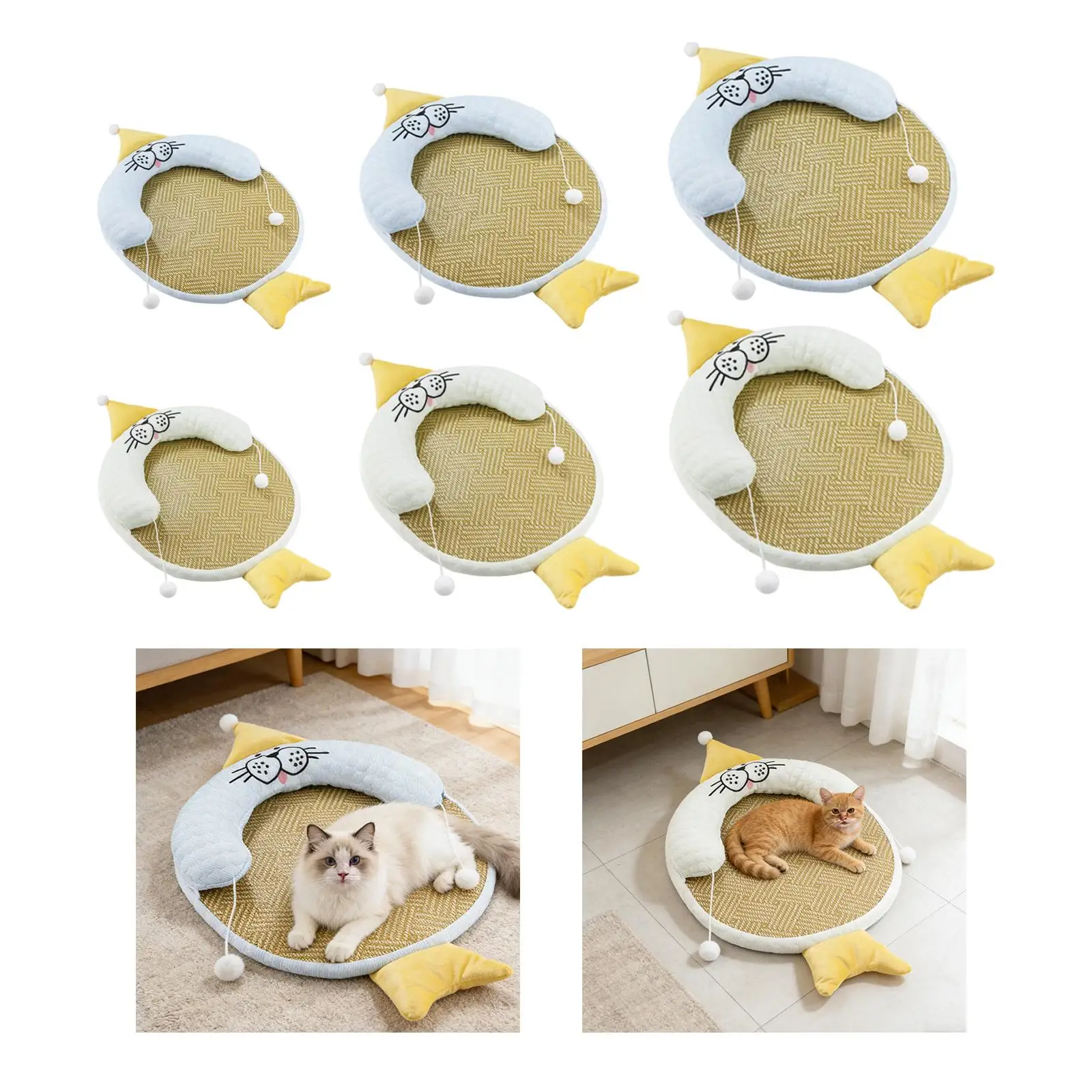 Cooling Pet Bed Mat with Pillow 3
