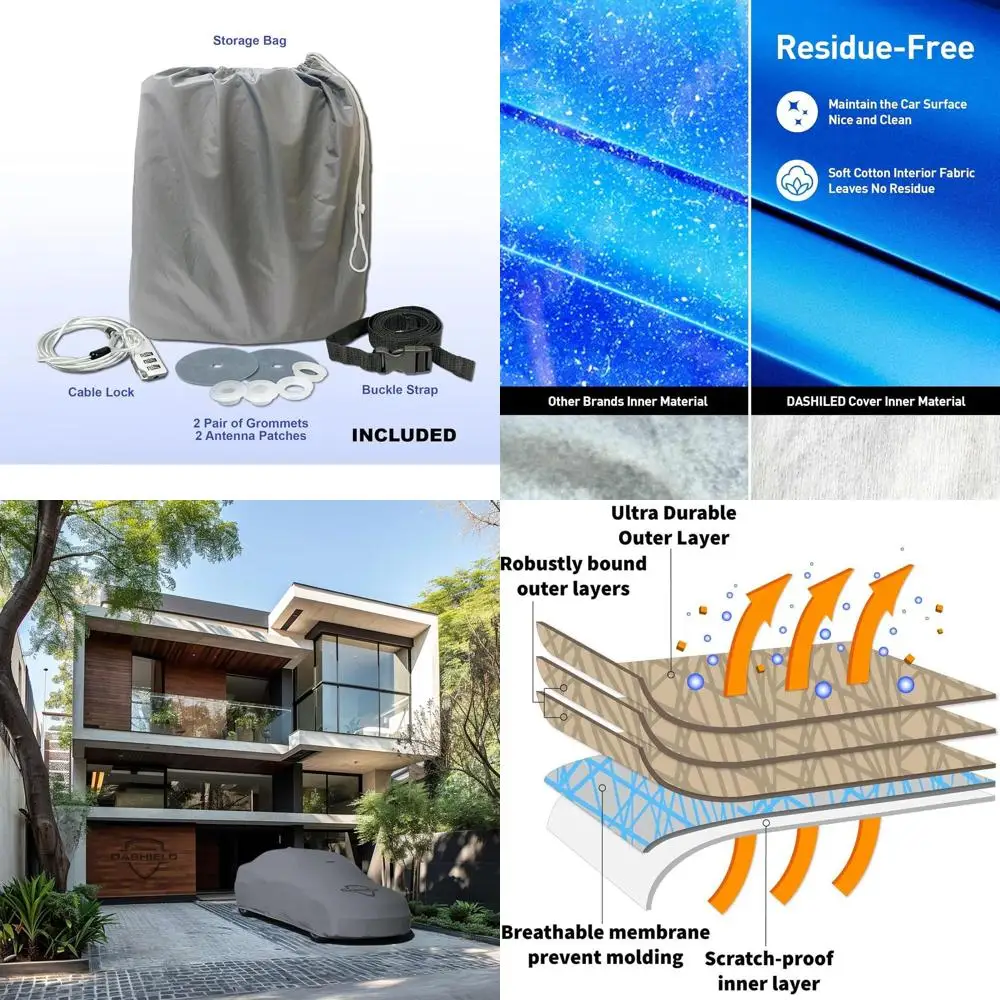 

All-Weather 5-Layer Semi-Custom Car Cover for 1956-1972 Models: Protection from Dust, Sun, and Pollution