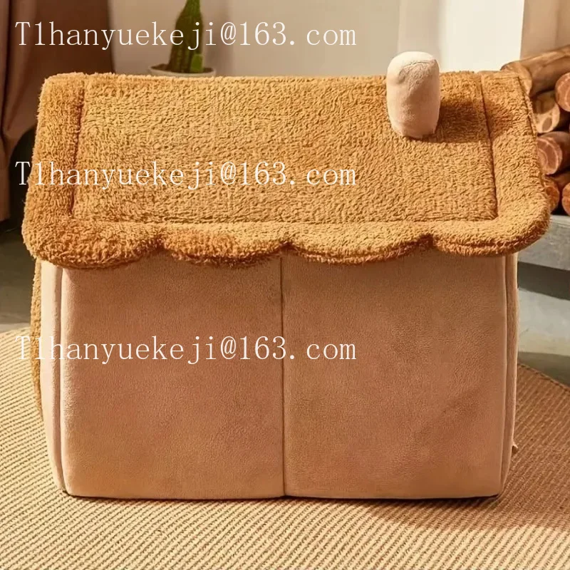 Foldable Pet House Removable Washable Cat House Puppy Cave Sofa Pet Bed House for Extra Puppies and Kittens