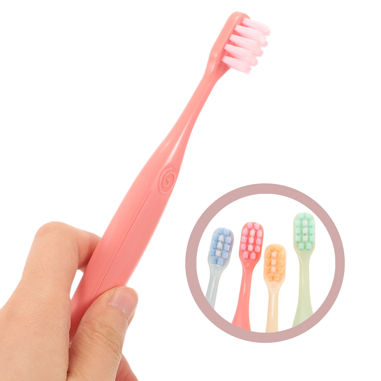 

8 шт. Pbt PP материал зубные щетки безопасный и практичный подарок семейный наряд мягкая щетина детская зубная щетка бытовая