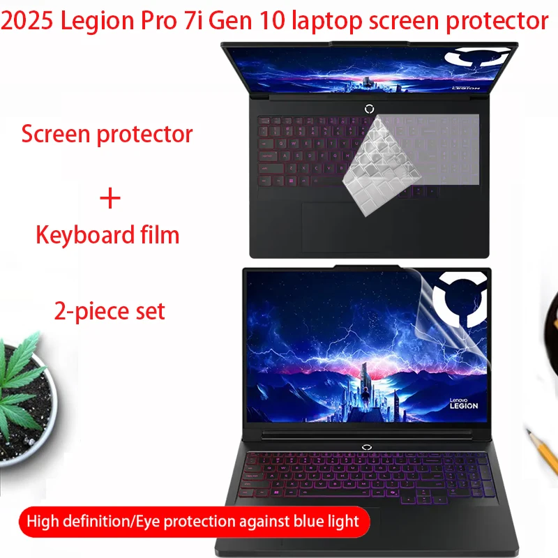 For 2025 Legion 7i Pro 7i Gen10 Laptop Screen Protector 16-inch16:10 Legion Pro 7 16IAX10H Computer Keyboard Module Case 16IAX10