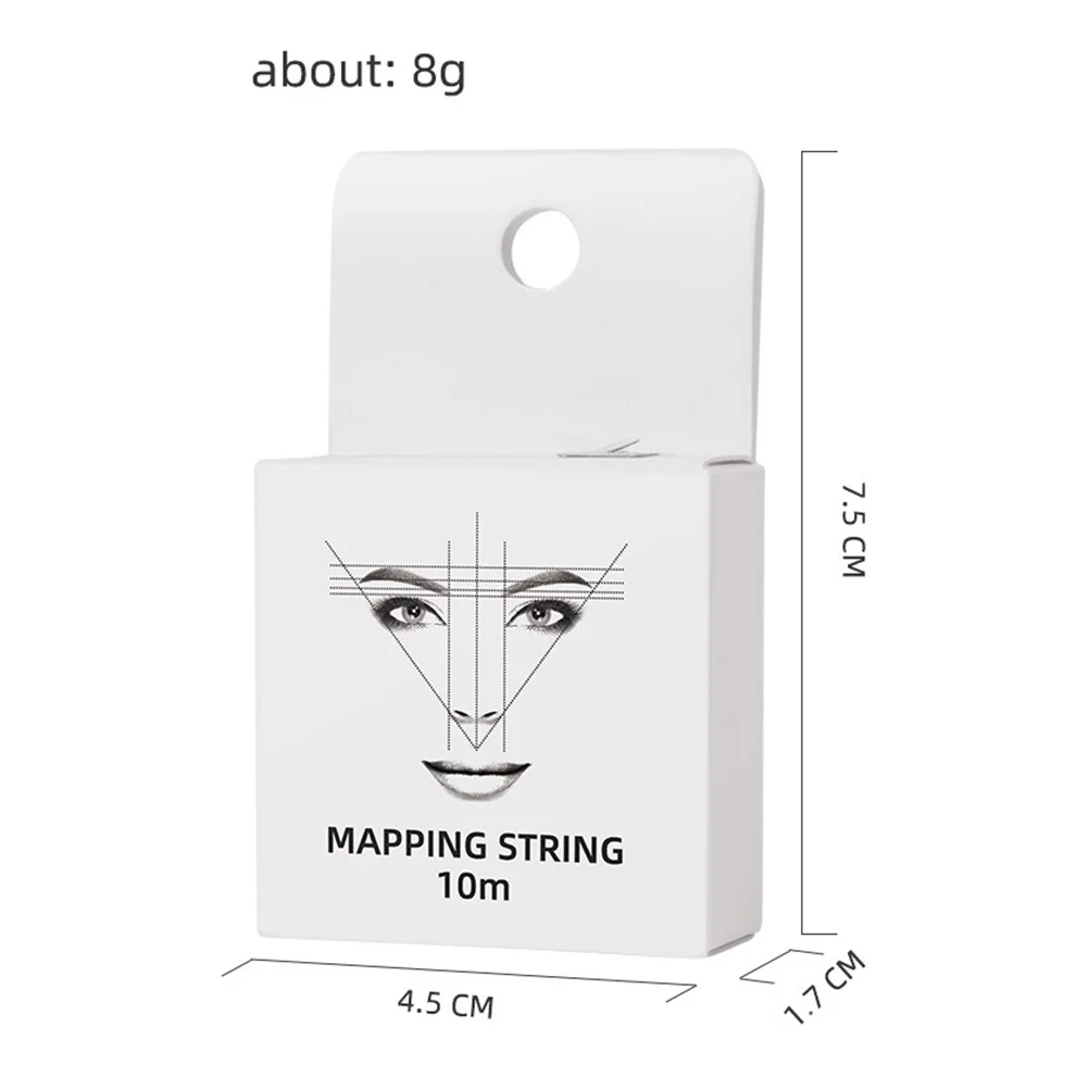 6 صناديق الحاجب الوشم حاكم أداة عالية المتانة ليونة سهلة الحمل ماكياج العرض هدية للنساء الحاجب الوشم حاكم #2