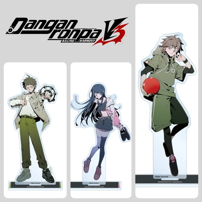 دانغان رونبا أنيمي الشكل دانغانرونا V3 تمثال الزناد سعيد الخراب الاكريليك حامل نموذج لوحة زخارف مكتب حلية الهدايا 15 سنتيمتر