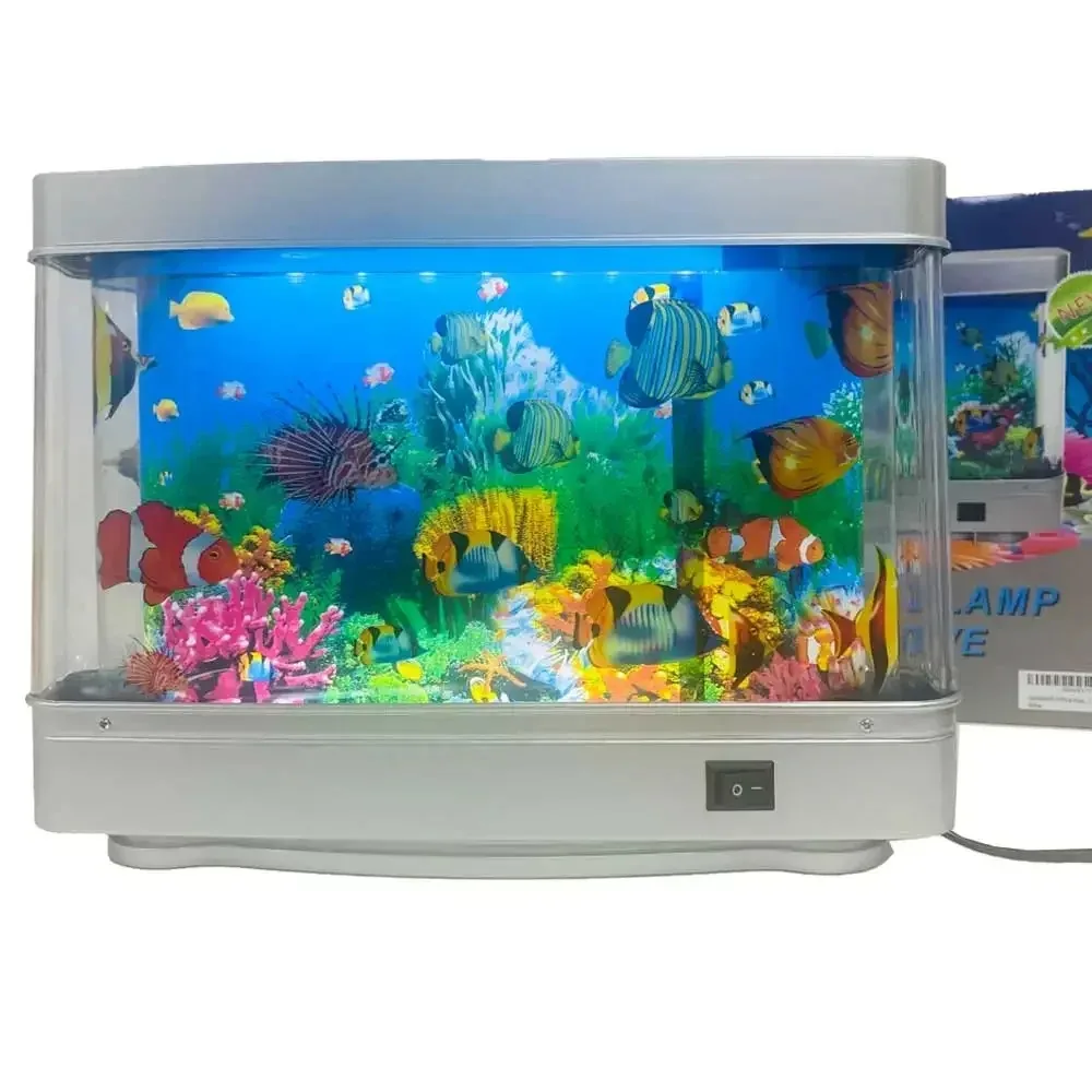 

LED Aquarium Fish Tank Lamp Landscape Lamp Living Room Decoration Imitation Aquarium Landscaping Underwater World Akwarium