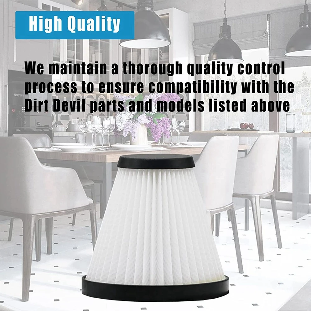 Filtr zamienny 9M kompatybilny z odkurzaczem ręcznym Dirt Devil Scorpion Style F117, porównywalny z częściami AD40117