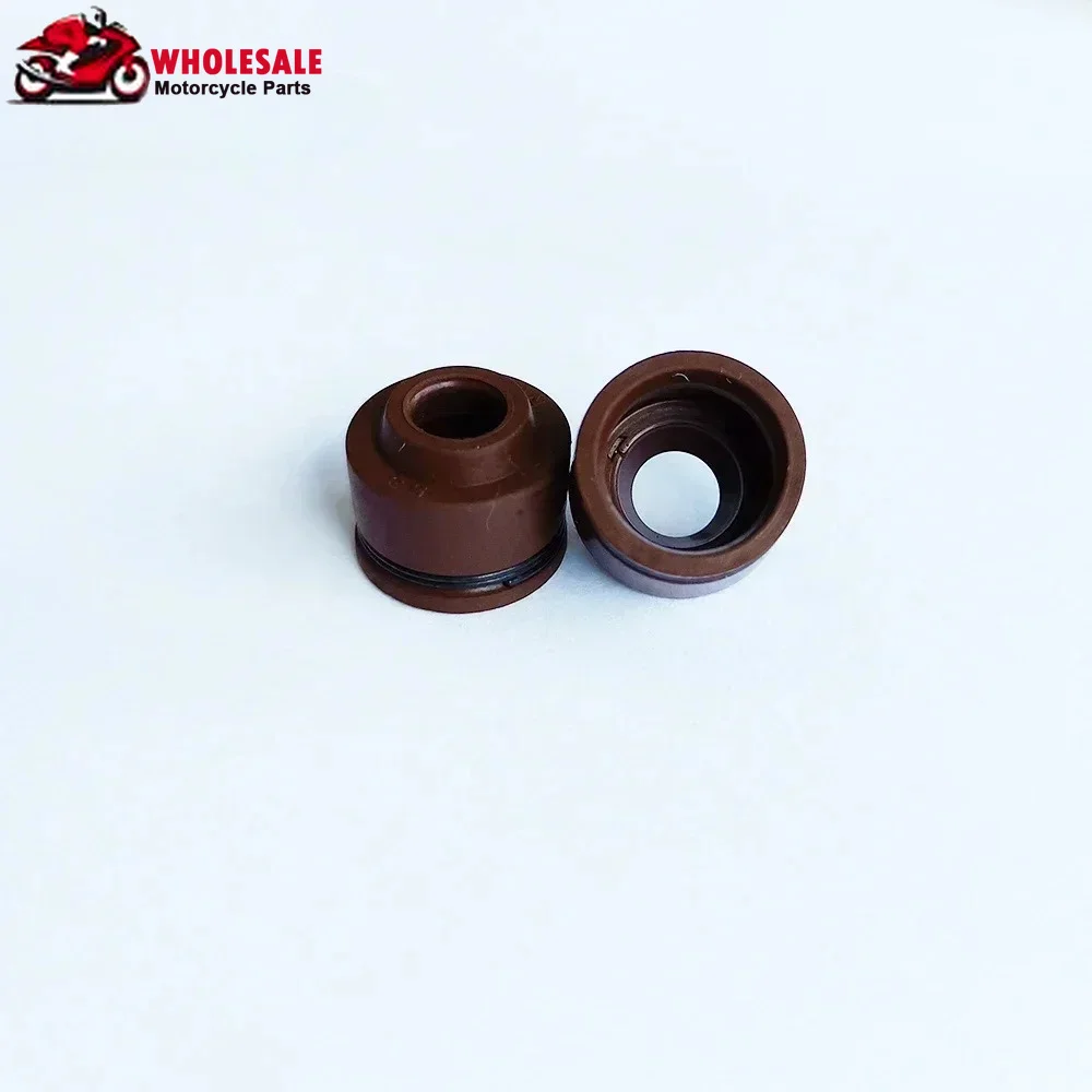 4.5mm Motorcycle Bike Cylinder Head Intake Exhaust Valve Stem Oil Seal for Yamaha FZR400 1WG FZR 400 86-87 for QJIANG for Keeway