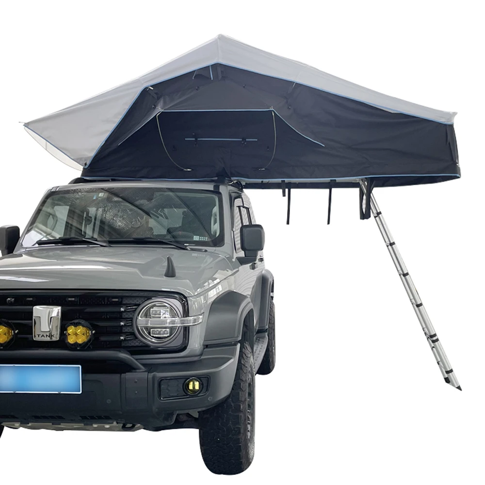 

Sunday Campers Best Selling 4Wd Offroad Suv Car Side Open Camping Power Beds Soft Shell Rooftop Tents