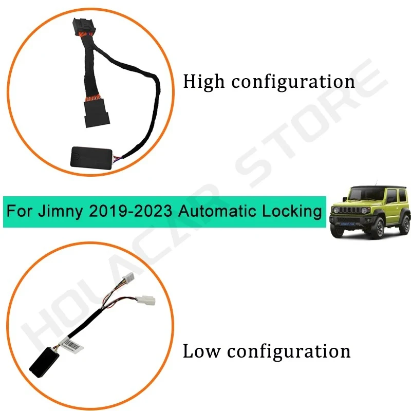 Automatic Locking Device Speed Door Lock Unlock For Suzuki Jimny JB64 JB74 2019+  AT Model 3 Door Jimny AT model