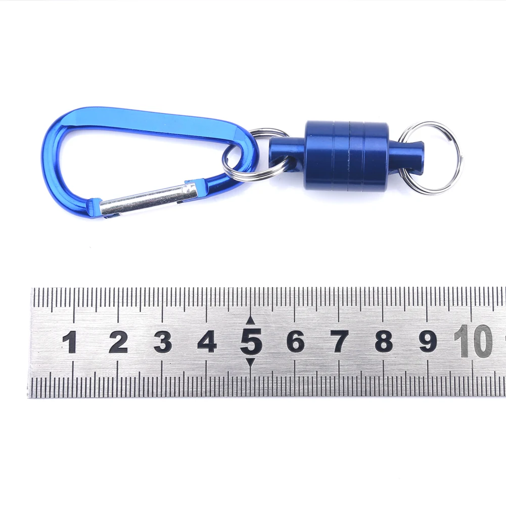 Fischernetz Halter Fliegenfischen Kescher Magnetische Kescher Halter Fliegenfischernetz Release Net Halter Karabiner Tackle Magneto – Detail 5