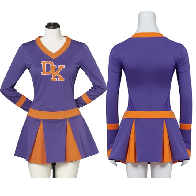 Megan Fox Jennifer’s Body Purple High School Cheerleader Costume Jennifer Check Cheerleading Uniform Girl Competition Skirt Set Megan Fox Jennifer’s Body Purple High School Cheerleader Costume Jennifer Check Cheerleading Uniform Girl Competition Skirt Set