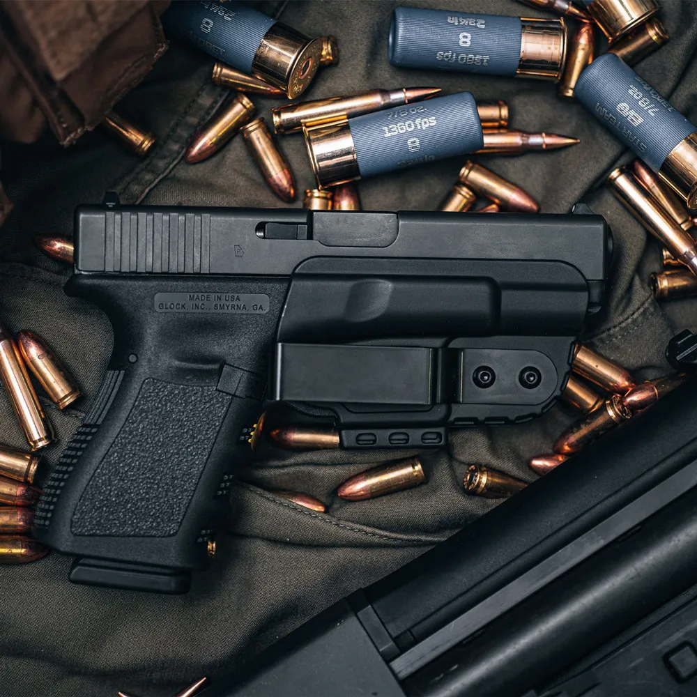 حافظات حمل مخفية لـ Glock، 9 مم، G17، G19، g19x، G23، G26، G32، G34، حافظة IWB اليمنى