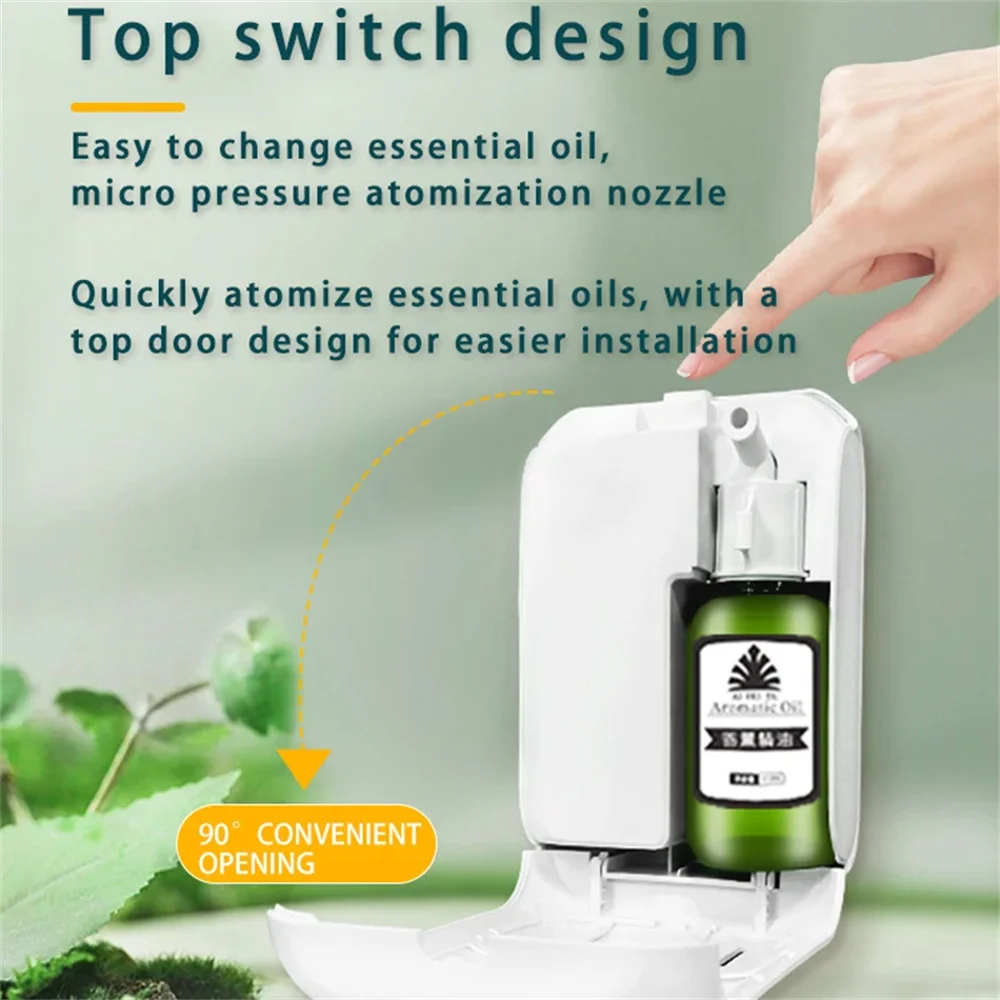 Timing Scent Machine Hotel Aroma Diffuser Wall Mounted Essential Oil Diffuser For 200m³ Home Fragrance Bluetooth APP Control