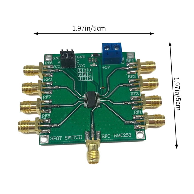 A42Z-HMC253 DC-2.5 Ghz 多機能 RF 単極 8 投スイッチ Rf スイッチチャンネル選択アンテナモジュール使いやすい