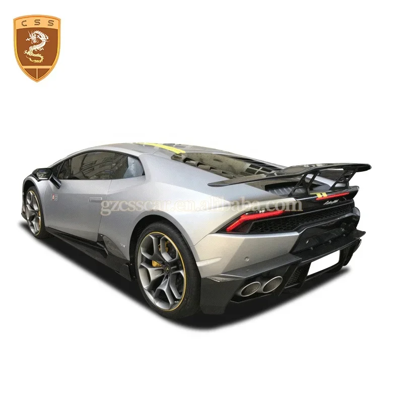 MSY Style Full Carbon Fiber Spoiler for Lamborghini Huracan LP580-2 LP610 Rear Wing