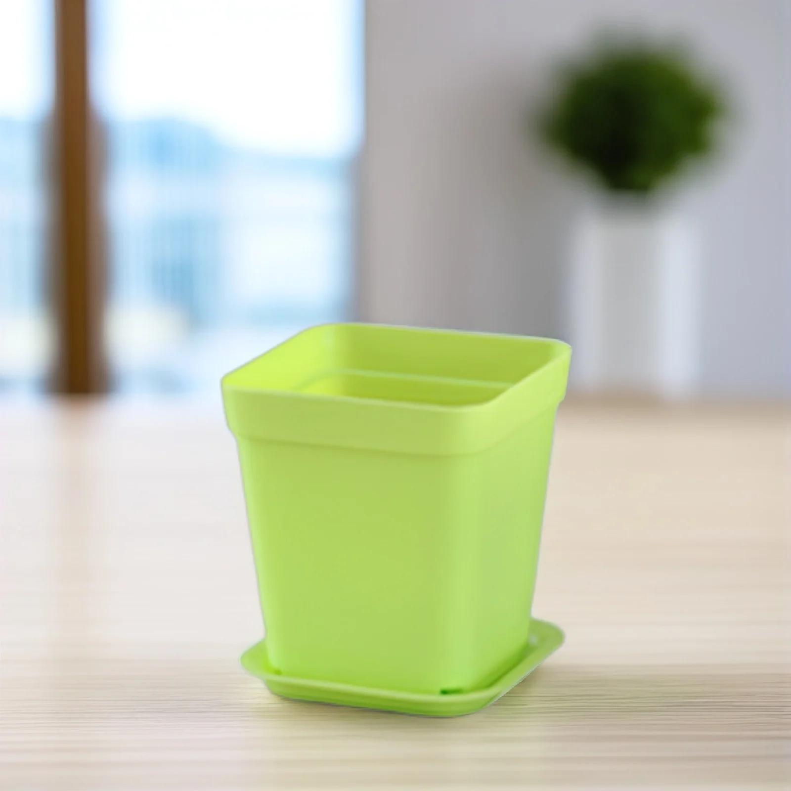 

20 Sets Succulent Flower Pot Colorful Plastic Plant Pots for Indoor Plants Decor Office Use Bright Design
