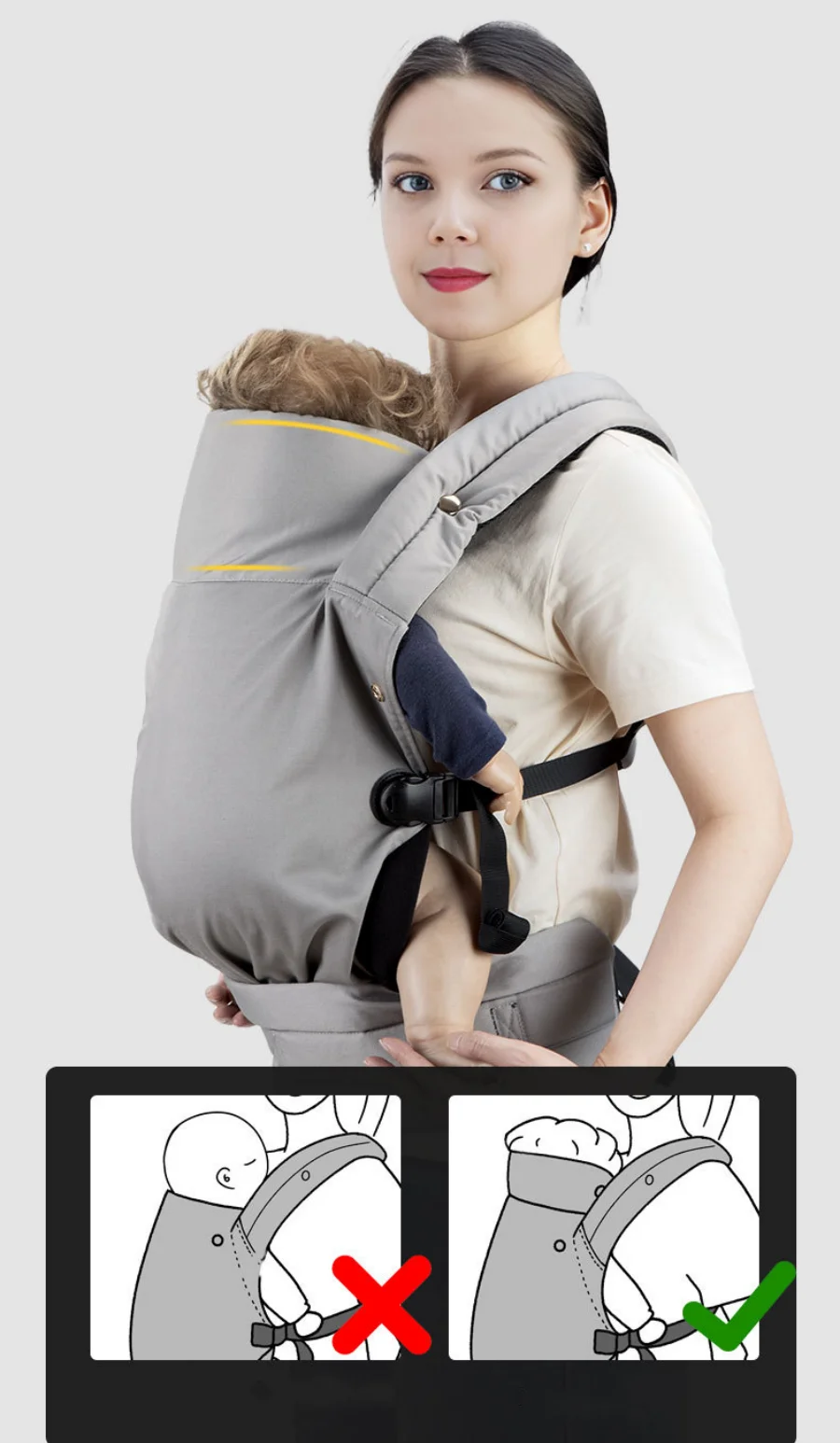 New Ergonomic Baby Carrier Multifunction Breathable Infant Backpack Kid Carriage Toddler baby Sling Wrap Suspenders 360 Kangaroo