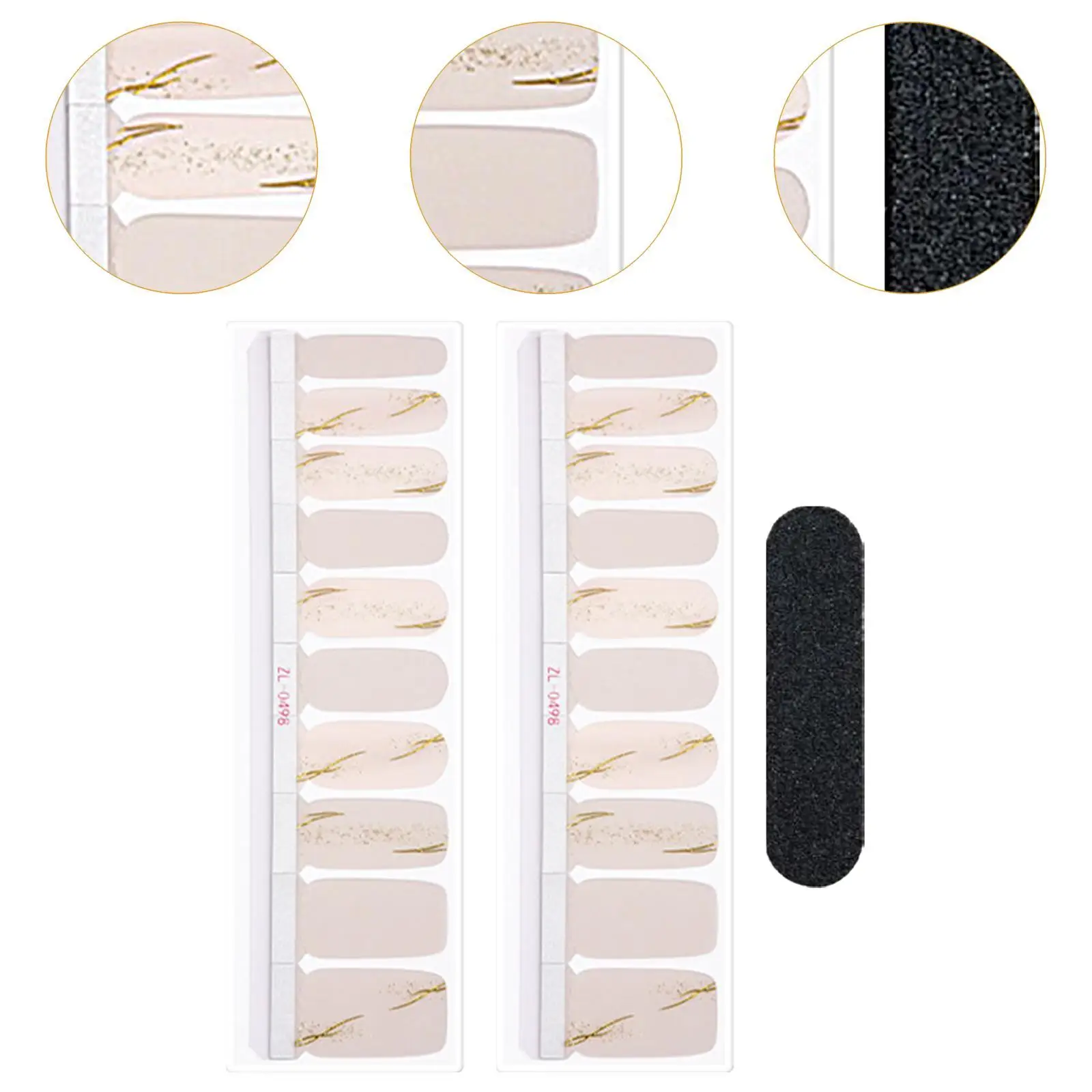 20 Stuks Gel Nail Wrap Stickers Stickers Semi-Uitgeharde Gel Nagel Wraps Nagel Patches Verjaardagscadeaus Volledige Dekking Nagel Stickers Voor Thuis