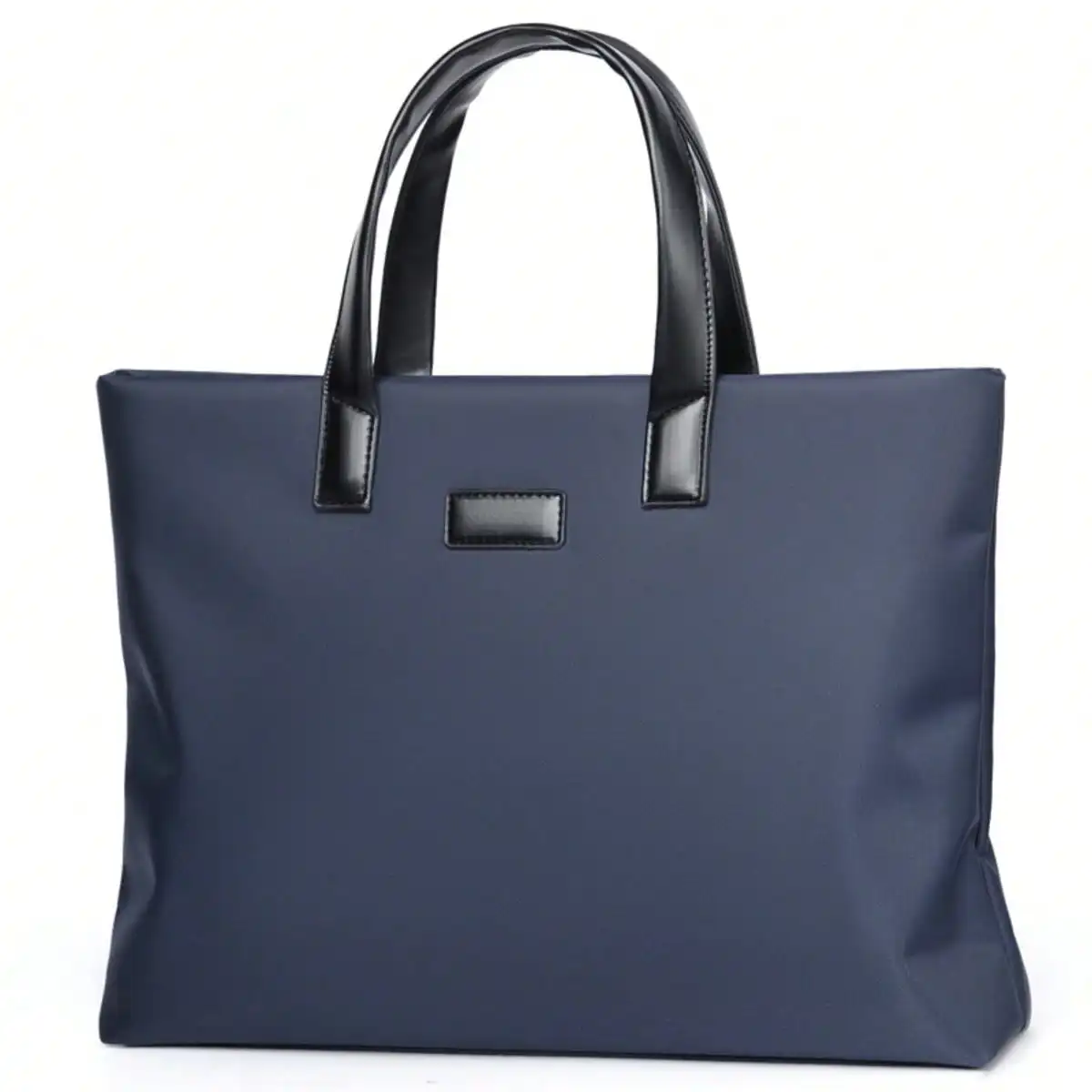 

1Pc Men's Business Briefcase, Waterproof Nylon Laptop Tote Bag, Casual Office Handbag For Work & Travel