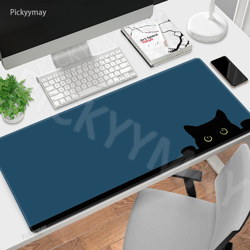 

Mouse Pads Cat Gaming Mousepads XXL Large Mousepad Gamer Rubber Mat Company Desk Pad 900x400 Cute Table Rugs For Gift