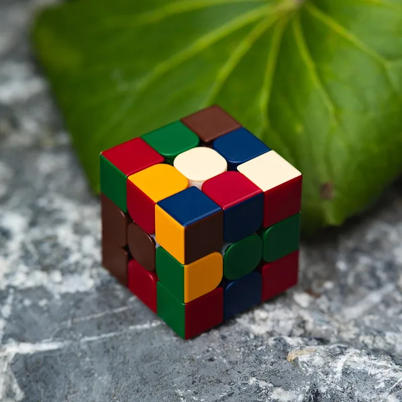 New Color Magic Cube Puzzle Kid Toy 3X3 Professional Cube Single Magnetic Best Gift Fast Silent Zero Delay Ultra-Fast Turning