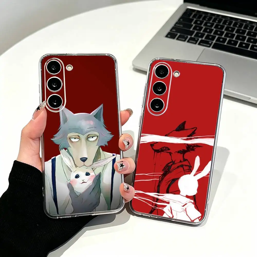 Anime-e BEASTARS Final Clear Soft Silicone Phone Case for Samsung Galaxy A71, A70, A30，A52, A51, A40,