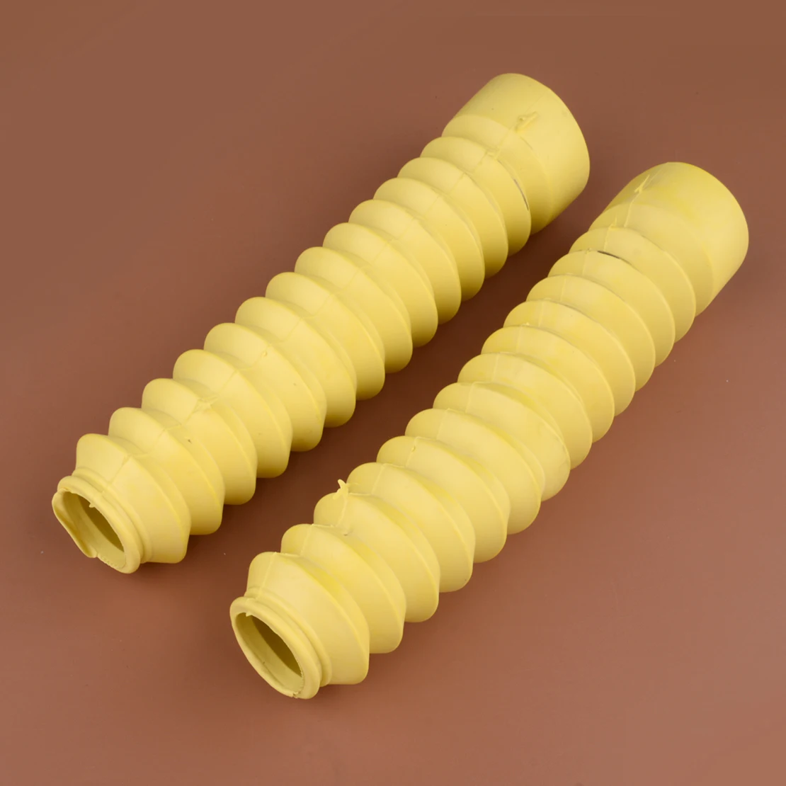 

2Pcs Yellow Universal Front Fork Shock Absorber Dust Cover Boot Sleeve Protector for Motorcycle Dirt Bike Off Road