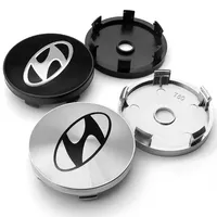 4Pcs 56mm 60mm Car Wheel Hub Center Cap For Hyundai I30 I20 IX35 Tucson Getz Veloster Kona Rim Cover Emblem Stickers Accessories