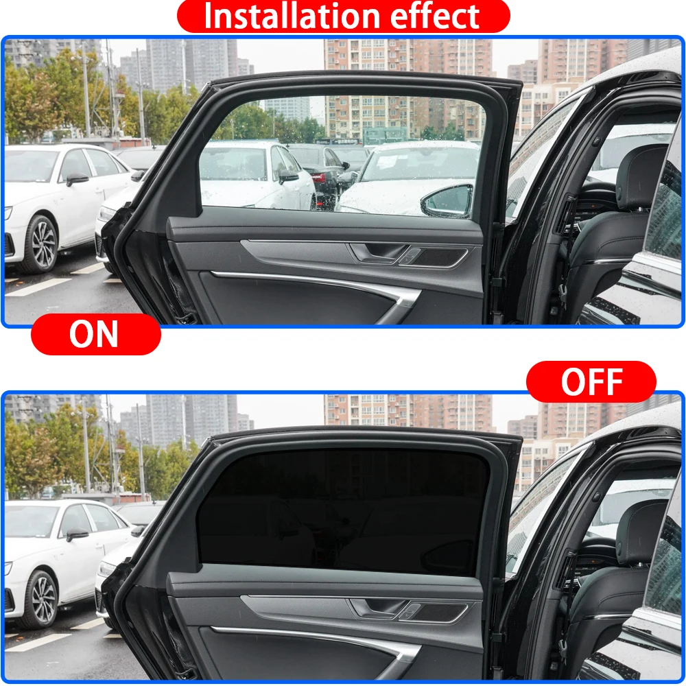 For Audi A6 S6 RS6 Avant C8 4K 2019-2025 OEM Switchable Electric Smart Privacy Film Polymer Dispersed Liquid Crystal Film Window