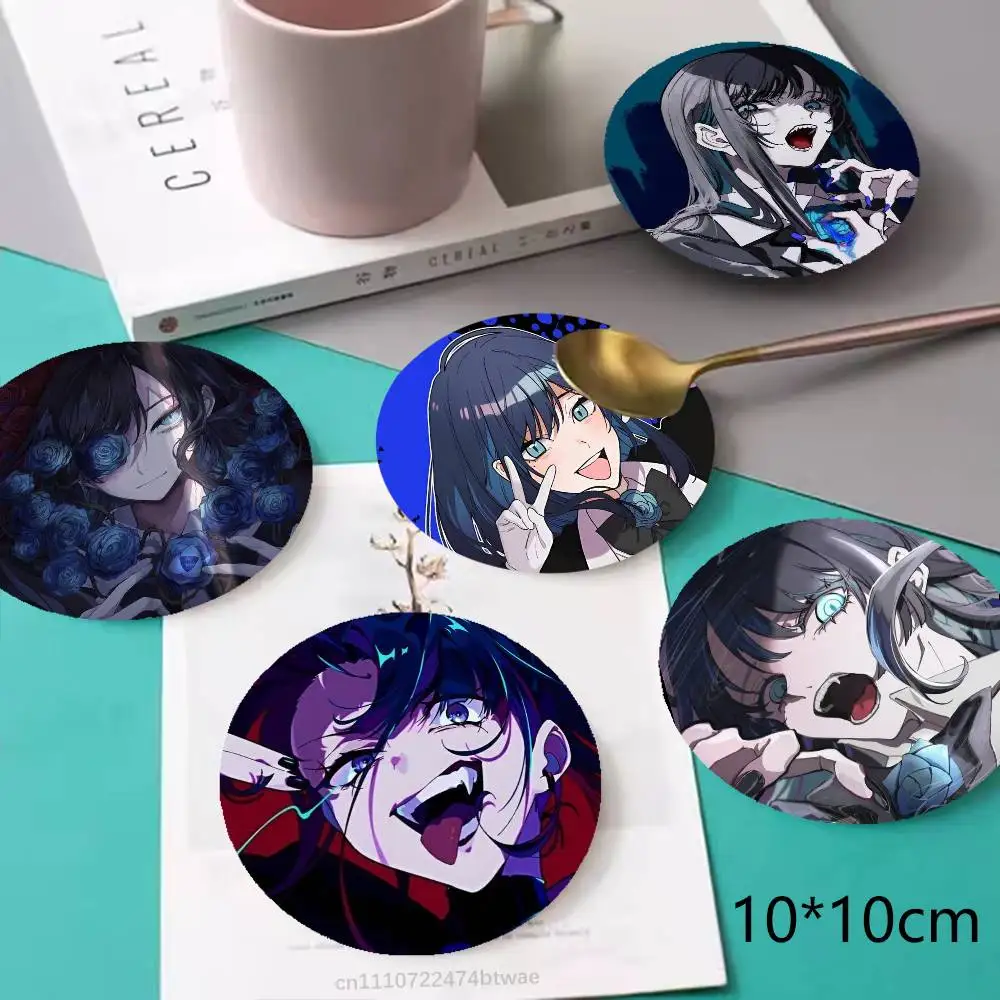 

J-pop Singer A-Ado Wooden Coaster Set, A Must-Have For Holiday Parties, Suitable For Bars, Offices , Size 10cm X 10cm